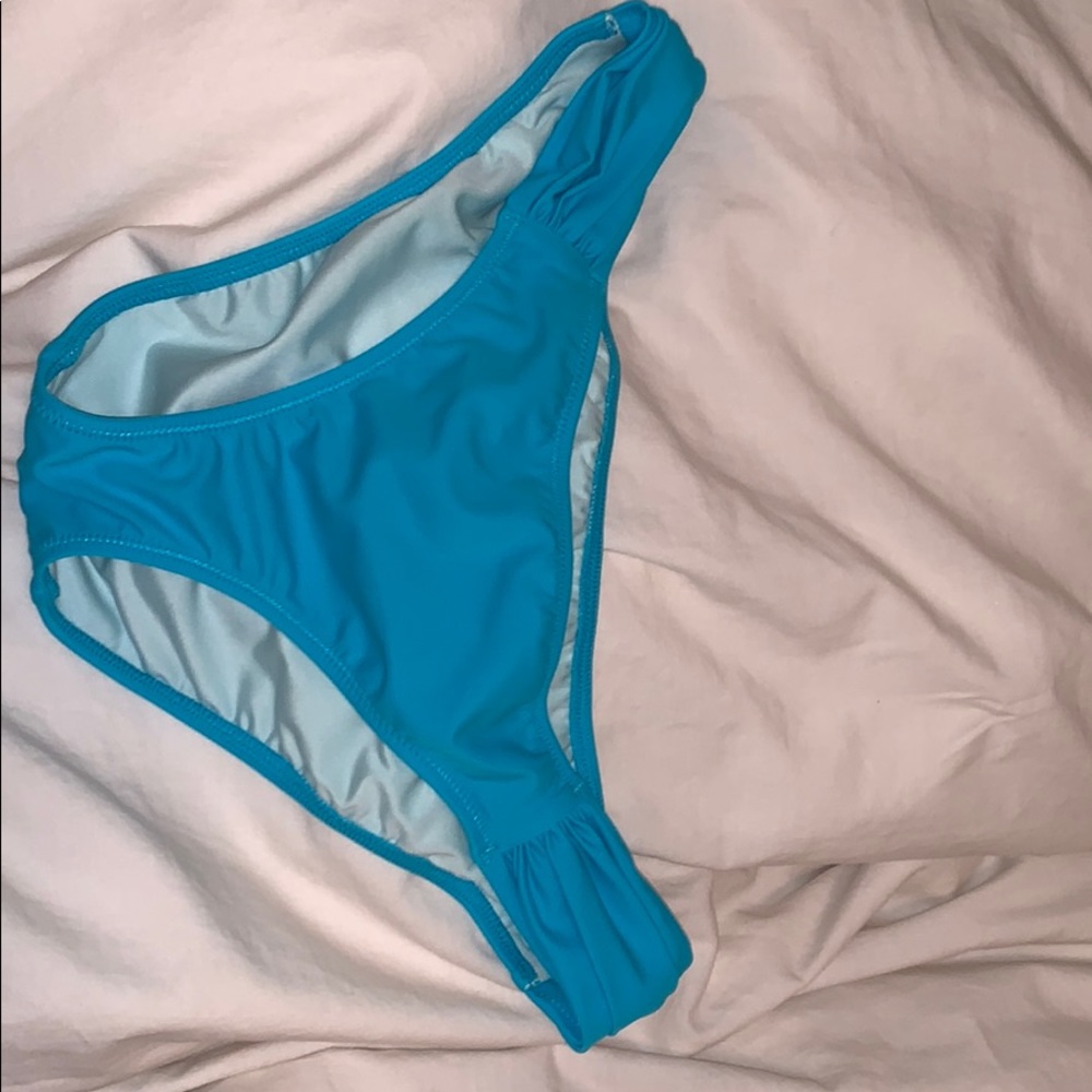 blue bikini bottoms! NEVER WORN